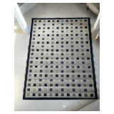 Raina Sheepskin area rug, 7'9' x 10'9'.