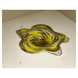 Art glass ashtray
