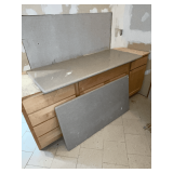 2 Corian counter tops up to 61' L x 25' D