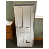 Vintage door 24' W x 59' T and frame