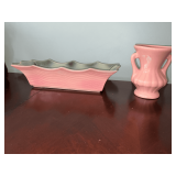 USA 5' T vase and Hull planter No. 82