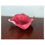 Art glass bowl, 6' W