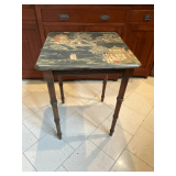 Oriental style side table, 22 1/2' x 22 1/2' x 30' T