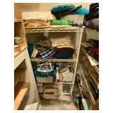 Shelving unit 36' W x 14' D x 54 1/2' T, CONTENTS NOT INCLUDED