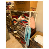 Shelving unit 36' W x 14' D x 54 1/2' T, CONTENTS NOT INCLUDED