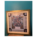 'The Circle of Flower' framed  print by Jardin