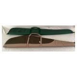 Pair of soft sided gun cases