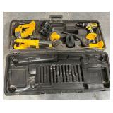 DeWalt 18 volt tool set in plastic case