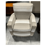 Craftmaster upholstered swivel arm chair