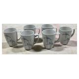 6 Corelle Coordinate mugs