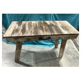 Wooden folding garden table