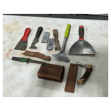 Schrade folding knife and stone