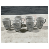 6 Corelle Coordinate mugs