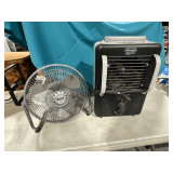 DeLonghi electric heater and Massey fan