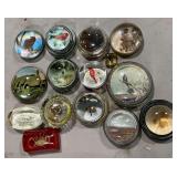 Assortment of paperweights