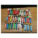 PEZ dispensers, vintage animals, Harley Davidson, etc.