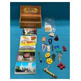 Postcards, tops, book marks, etc.