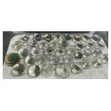 Clear glass paperweights