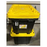 (3) 27 gallon totes
