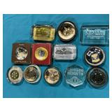Assortment of paperweights