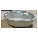 Corning Ware French White 4 qt casserole with lid