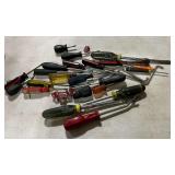 Screwdrivers, Stanley and others.