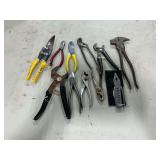 Assortment of pliers