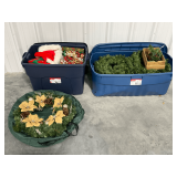 Assortment of Christmas decorations