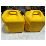 Pair of 5 gallon diesel cans