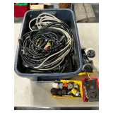 Electrical supplies, receptacles, breakers, power strips, etc.