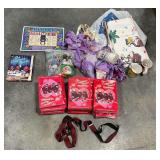 California Raisins collectibles, Valentines, cups, blanket, etc.