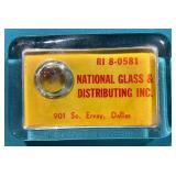 National Glass & Distributing  Inc paperweight