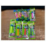 PEZ dispensers, Clowns & Smurfs,