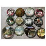 Assortment of paperweights