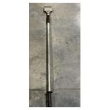Scraper with replaceable blade.