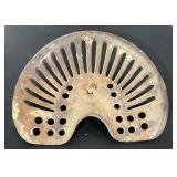 Cast iron implement seat