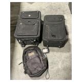 Travelpro rolling suitcase, Discover rolling suitcase, backpack