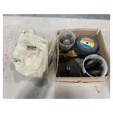 Grinding wheels, brushes and Hegner Scroll Saw apron