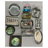 Assortment of paperweights