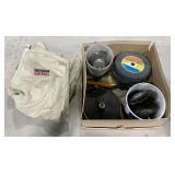 Grinding wheels, brushes and Hegner Scroll Saw apron