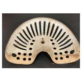 Cast iron implement seat