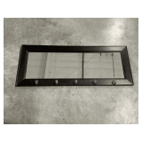 Coat rack with mirror