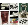 Check Out The Variety— Electric Bike, Ashley Furniture, Tools, Tractor Seats, Paperweights, PEZ & More