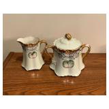 Austria creamer and sugar