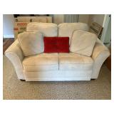 Hughes Furniture microfiber love seat