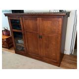 Bassett entertainment center, CONTENTS NOT INCLUDED