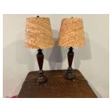 2 table lamps