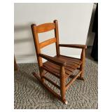 Antique child's rocker