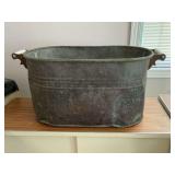 Vintage wash boiler, some dents