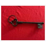 Decorative wrought iron key